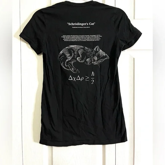 T-shirt Schrödinger’s Cat size Small - Picture 2 of 6